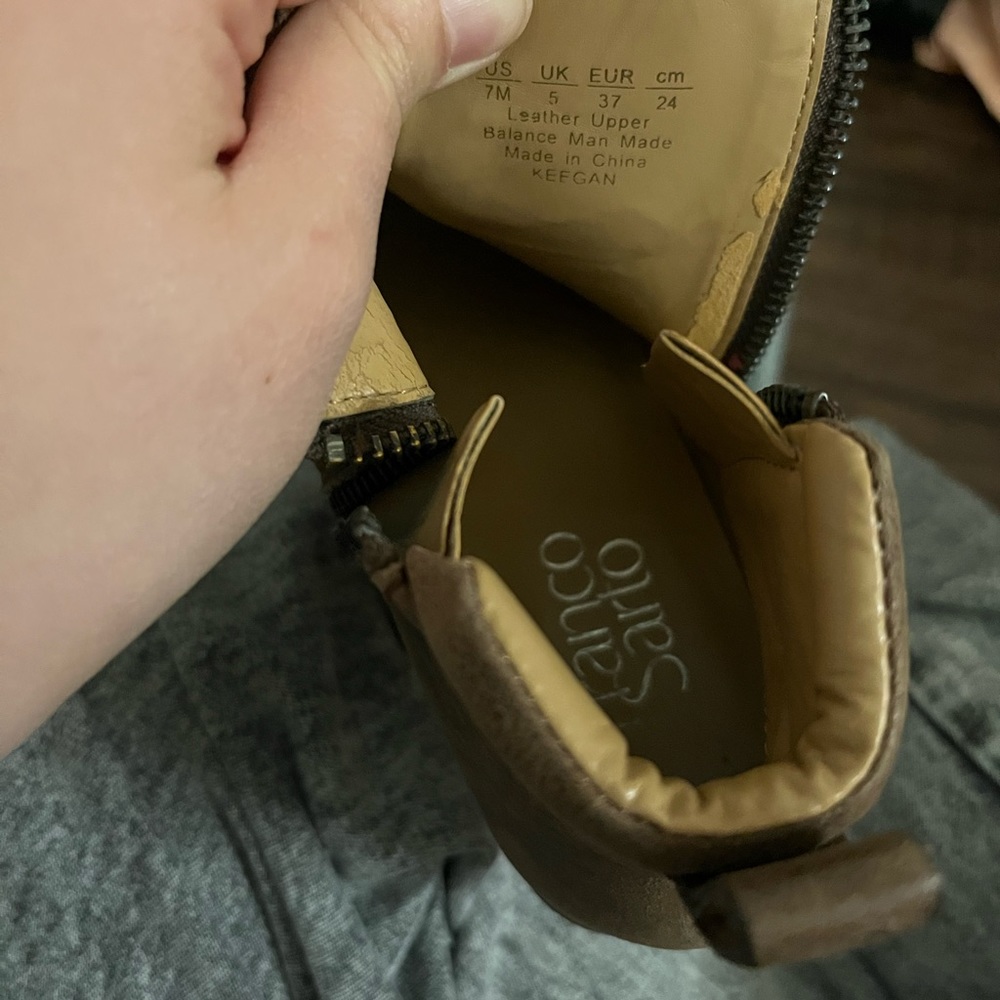 Franco Sarto Brown Boot - Picture 3 of 4
